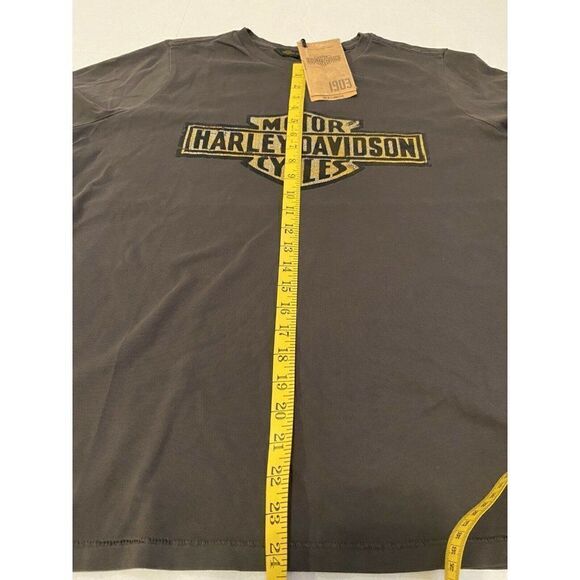 Harley-Davidson Women's Flocked Logo Short Sleeve - Picture 4 of 7